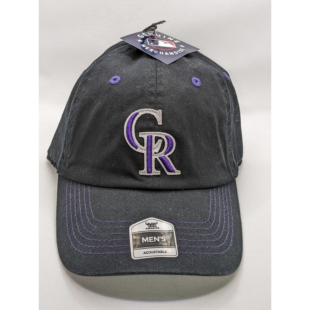 MLB Colorado Rockies Cap Hat Adult‎ Adjustable Black Cotton Men Women Baseball - Picture 7 of 9